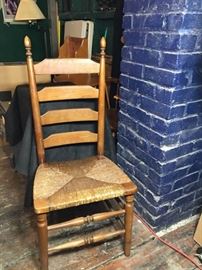 Vintage Wood Rush Chair
