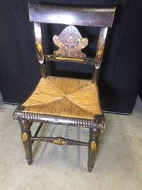 Wood and Sisal Chair