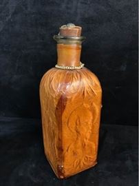 Don Quote Leather Decanter