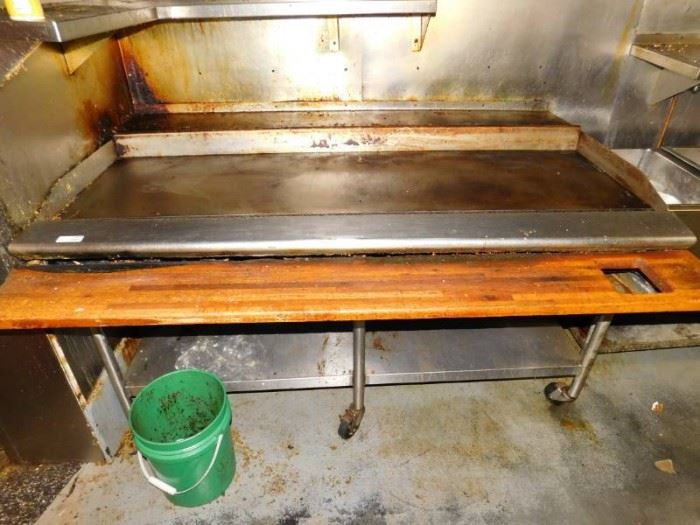 6 Foot Flat Top Griddle