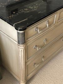 Marble Table Kindel Furniture Bedroom Set