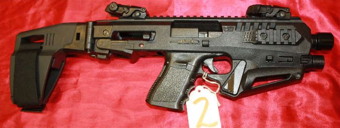 2 - Glock Model 23 40 cal Pistol