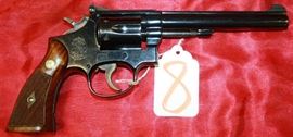 8 - Smith & Wesson Model 17-2 22 cal Revolver