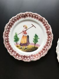 Antique Italian Country Plate