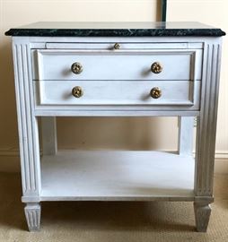 Marble topped End table