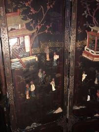 Detail of 18th Century Chinese Screen
