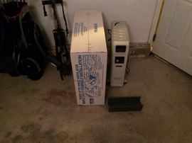 Attic fan and space heater