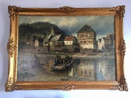 Hermann Schnee, 1840-1926, oil on canvas, 45x30


