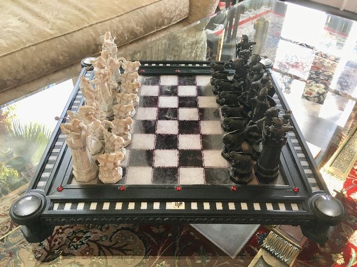 Harry Potter Chess Board, "The Final Challenge", 20"x20" board.
