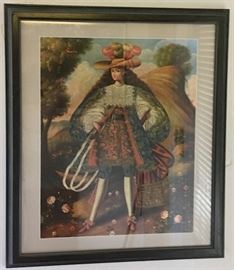 print of nobleman, 18x24, unsigned
