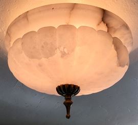 Alabaster Ceiling Fixture