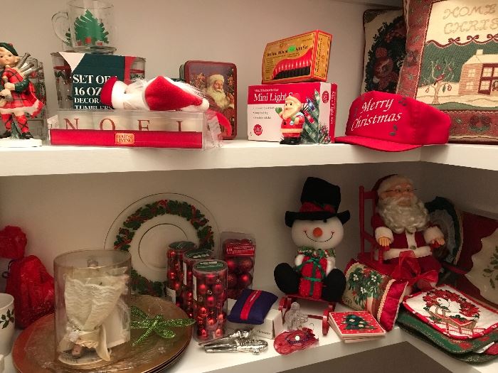 The Christmas pantry is colorful and full of unique items for the home