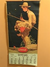 a vintage reproduction of a 1930 s Coca Cola calendar