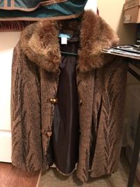 fun fur coat. one of several nice well made coats just in time for the winter season