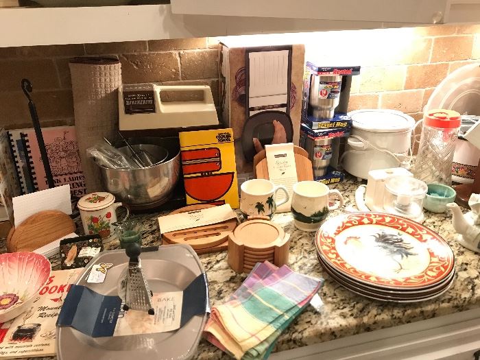 old recipe books, nutmeg shaver, and so much more