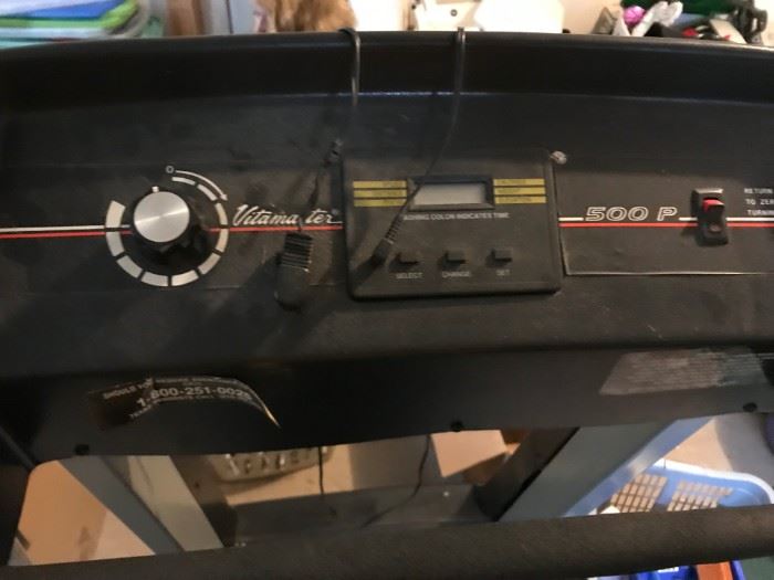 #50	Vitamaster 500P Treadmill	 $50.00 	