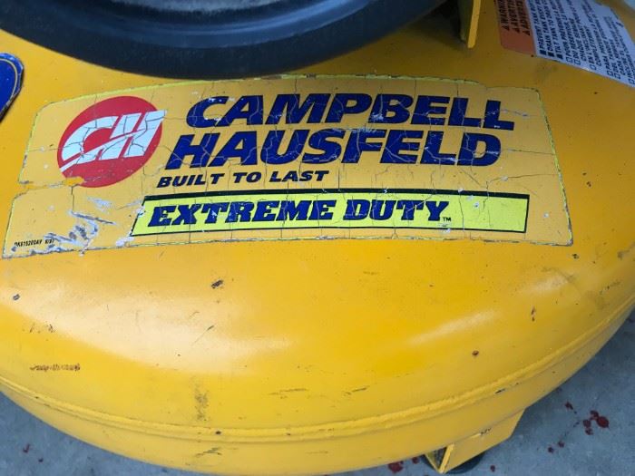 #58	Campbell Hausfeld Extreme Duty air compressor	 $60.00 	