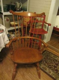 Vintage Hitchcock style chair, bar stools, more