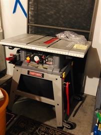 Craftsman table saw with Laser Trac