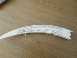 Cribbage Bord handcarved 7 signed