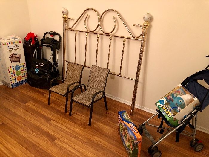 Children's & Baby Accessories, Solid Brass Headboard, Children's Outdoor Chairs, Stroller, Pack 'N Play, Toys & So Much More!