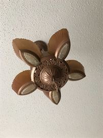 Art Deco Slip Shade Light Fixture