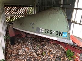 14 ft fisherman boat with trailer and motor!  Needs a bit of work but a great deal!
