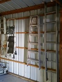 Assortment of ladders