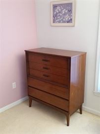 Mid-century 5-drawer chest
