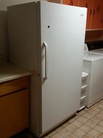 Woods upright freezer
