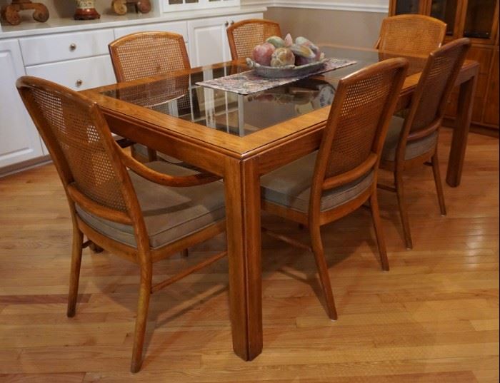 Drexel dining room table and chairs