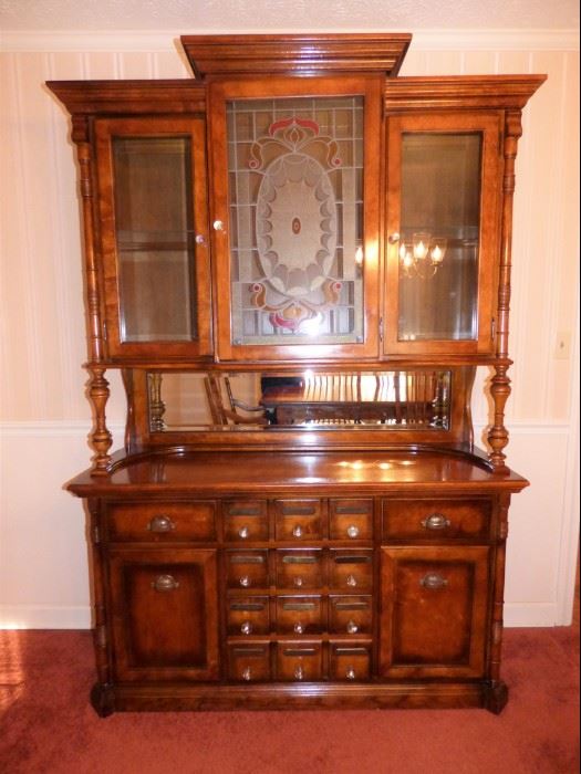Pulaski "Apothecary" Cabinet (Part of Dining Room Suite)