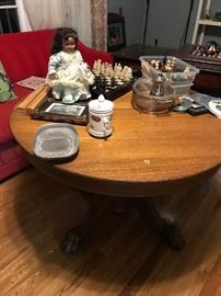 Lion foot dining table with leaf! You will flop on the floor when you hear how cheap!