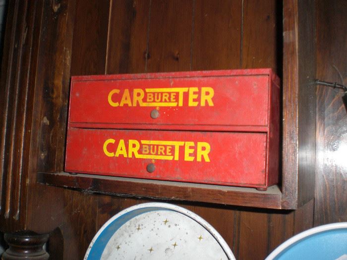Carter Carbureter cabinet 