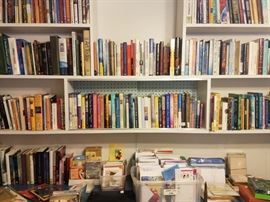 TONS of books - located in different rooms of the house:)