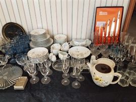 Crystal and other glassware