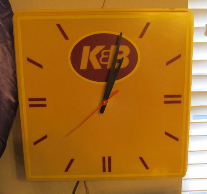 Genuine K & B Drugstore Clock Works