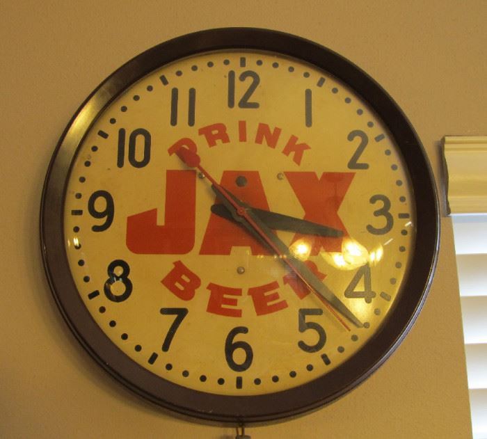 Genuine Jax Beer Clock Works
