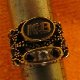 K & B employee's  years of service ring