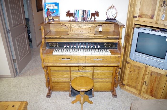 antique pedal organ