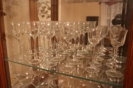 Christinenhutte fine Crystal Stemware, Cordial & Wine Glasses 