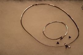 Tanzanian Bracelet Earrings & Necklace Set 