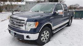 Ford F-150 Truck (2013)- 62,340 miles (We will be taking silent bids on the truck with a minimum amount yet to be established)