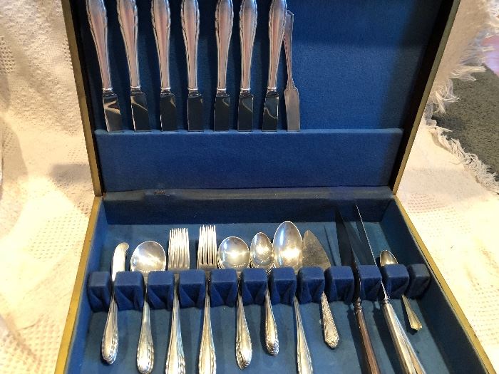 Vintage Gorham Sterling Silver Place Settings for 8