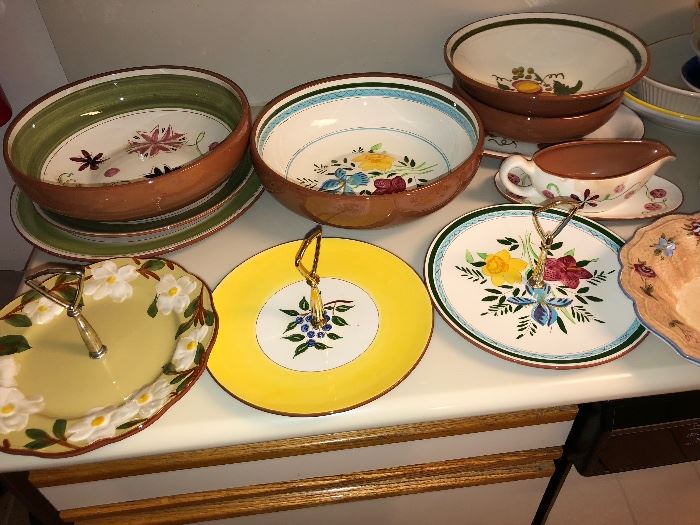 Stengl Dinnerware many pieces