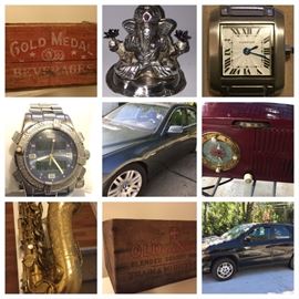 Bmw, Advertising, cars, electronics, military, collectibles, antiques, watches, saxophone, oil paintings, jewelry, sterling jewelry , silver & more