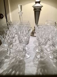 Waterford “Kinsale” stems and decanter