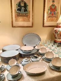 Franciscan “Dawn” set of dinnerware (like everything here, it’s in A+++ condition)