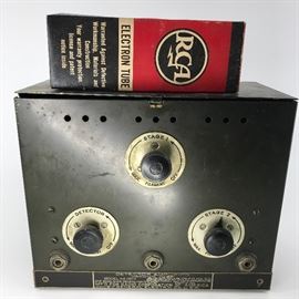 Vintage GE Detector Amplifier and RCA Tube https://ctbids.com/#!/description/share/66217