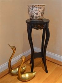 Painted plant stand